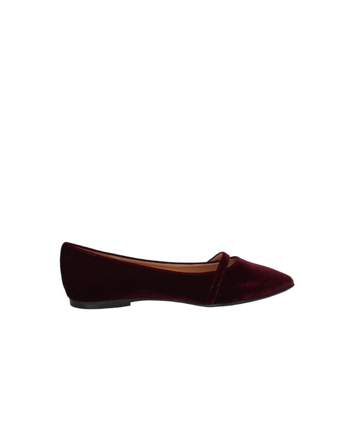Il Borgo Firenze 5891 Ballerina slip-on con cinturino in velluto Bordeaux Il Borgo Firenze 5891 Ballerina slip-on con cinturino in velluto Bordeaux