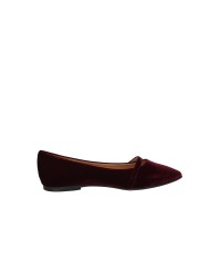 Il Borgo Firenze 5891 Ballerina slip-on con cinturino in velluto Bordeaux Il Borgo Firenze 5891 Ballerina slip-on con cinturino in velluto Bordeaux