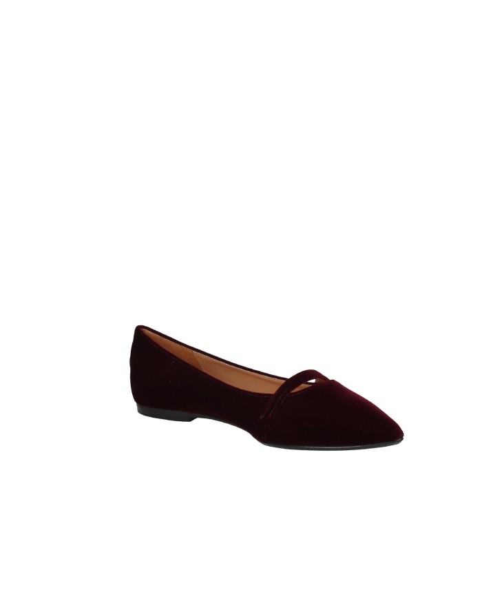 Il Borgo Firenze 5891 Ballerina slip-on con cinturino in velluto Bordeaux Il Borgo Firenze 5891 Ballerina slip-on con cinturino in velluto Bordeaux