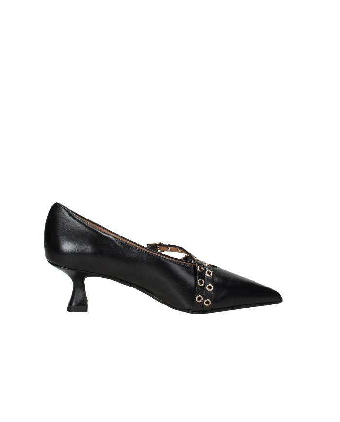 Il Borgo Firenze 15210 Décolleté con cinturini borchiati in pelle Nero Il Borgo Firenze 15210 Décolleté con cinturini borchiati in pelle Nero