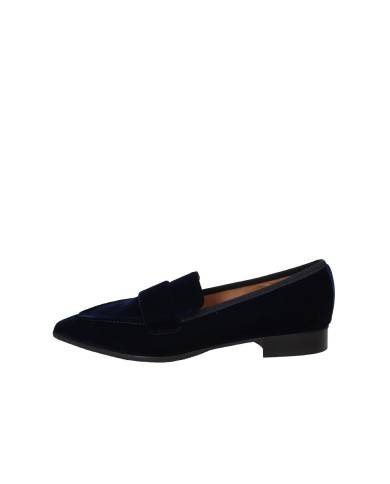 Il Borgo Firenze 9217 Mocassino donna in velluto Blu Il Borgo Firenze 9217 Mocassino donna in velluto Blu