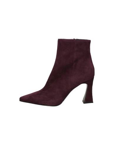Albano 2903 Tronchetto alla caviglia con zip in camoscio Bordeaux Albano 2903 Tronchetto alla caviglia con zip in camoscio Bordeaux