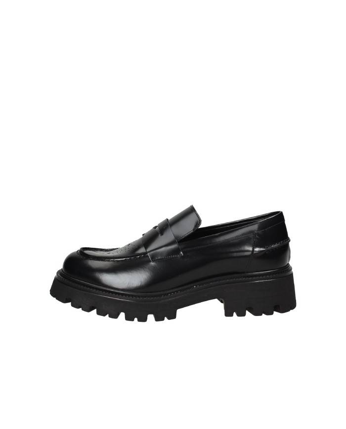 VSL 7820 Mocassino college carrarmato in pelle lucidata Nero VSL 7820 Mocassino college carrarmato in pelle lucidata Nero