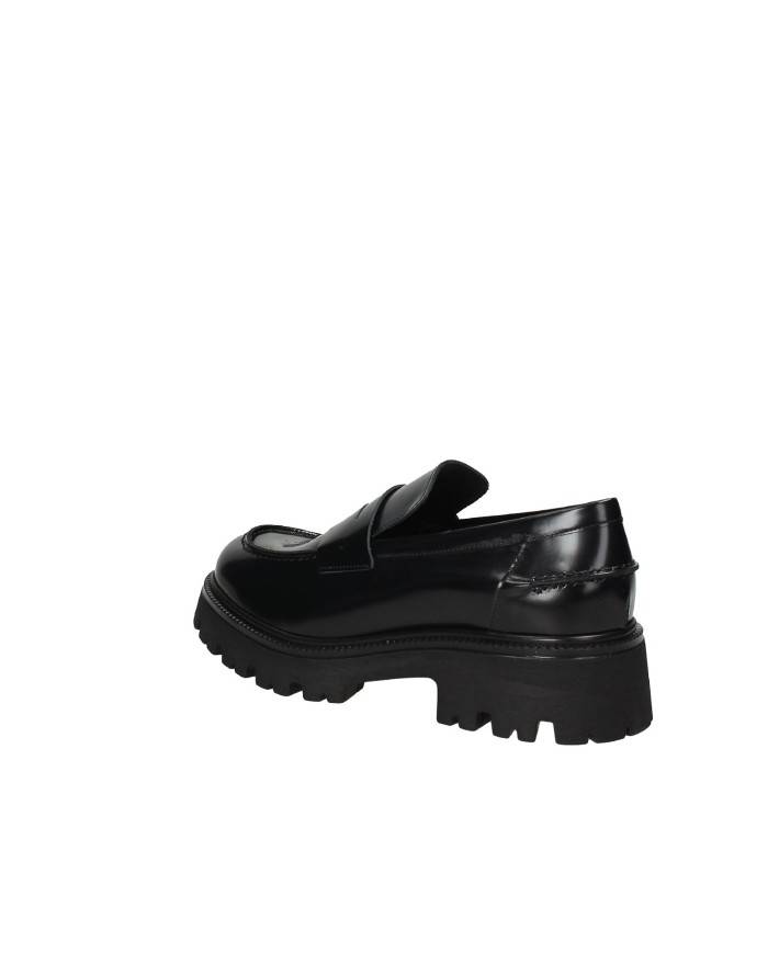 VSL 7820 Mocassino college carrarmato in pelle lucidata Nero VSL 7820 Mocassino college carrarmato in pelle lucidata Nero