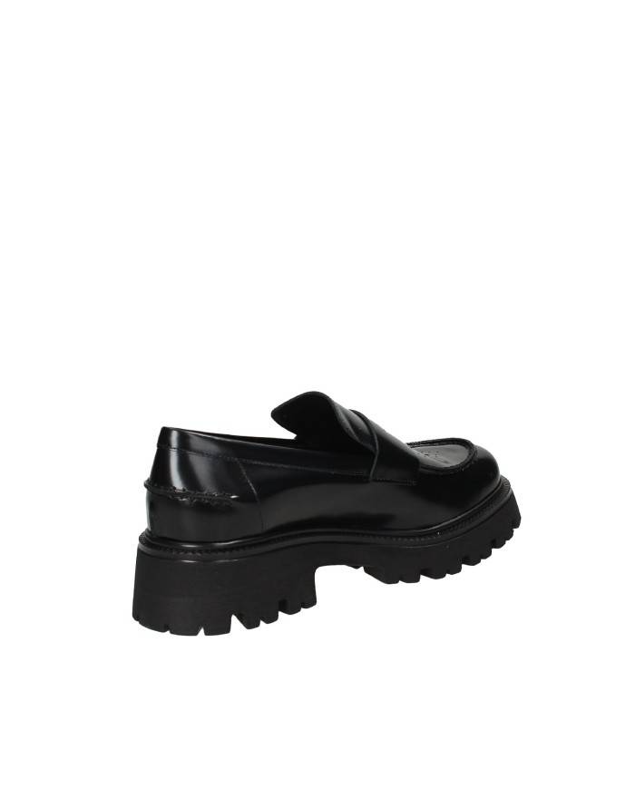 VSL 7820 Mocassino college carrarmato in pelle lucidata Nero VSL 7820 Mocassino college carrarmato in pelle lucidata Nero