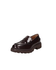 VSL 7858 Mocassino donna carrarmato in pelle lucidata Bordeaux