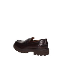 VSL 7858 Mocassino donna carrarmato in pelle lucidata Bordeaux