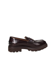 VSL 7858 Mocassino donna carrarmato in pelle lucidata Bordeaux
