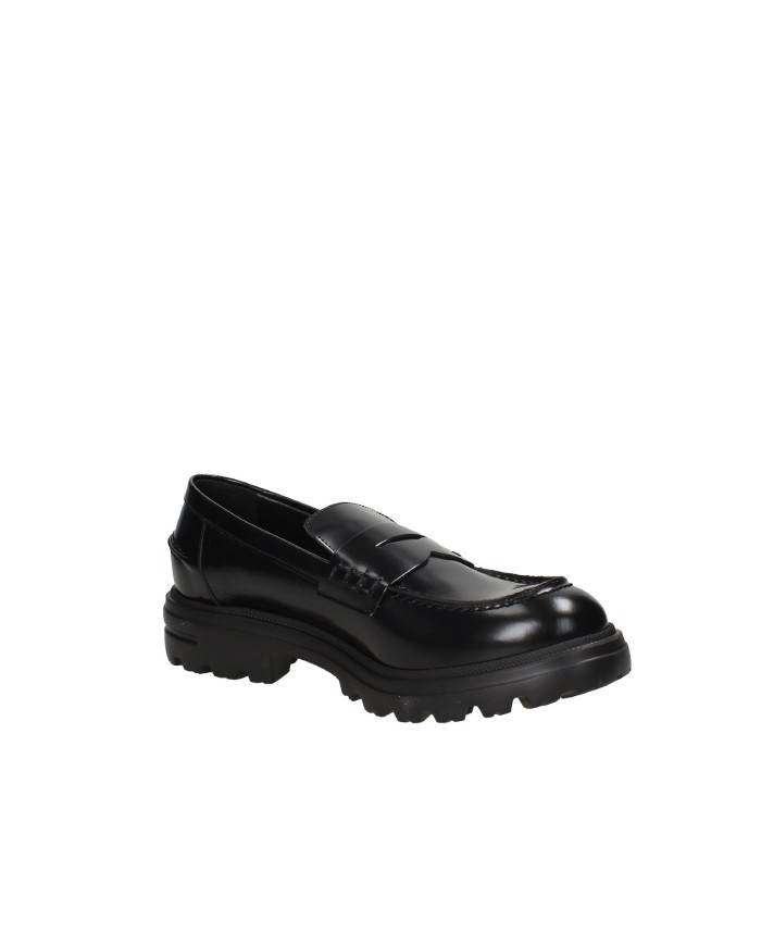 VSL 7858 Mocassino donna carrarmato in pelle lucidata Nero VSL 7858 Mocassino donna carrarmato in pelle lucidata Nero