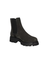 VSL 7019 Polacchino donna carrarmato in camoscio Grigio