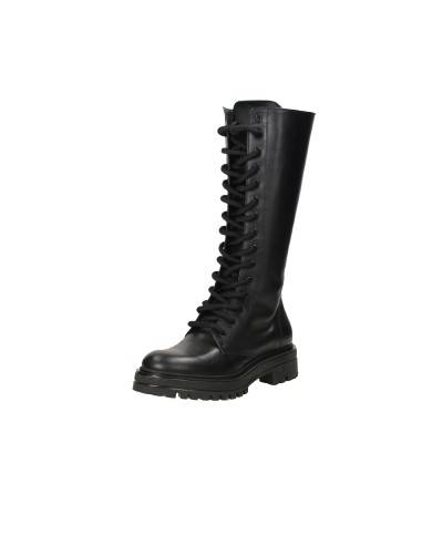 VSL 7113 Stivale alto da donna allacciato in pelle Nero VSL 7113 Stivale alto da donna allacciato in pelle Nero