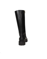 VSL 7113 Stivale alto da donna allacciato in pelle Nero