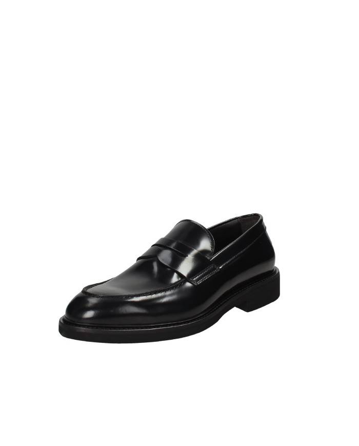 Rossano Bisconti 820-03 Mocassino da uomo in pelle spazzolata Nero Rossano Bisconti 820-03 Mocassino da uomo in pelle spazzolata Nero