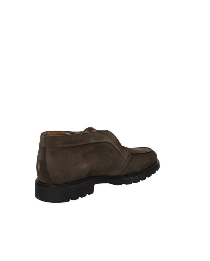 Rossano Bisconti 696-03 Polacchino uomo senza lacci in camoscio Taupe Rossano Bisconti 696-03 Polacchino uomo senza lacci in camoscio Taupe