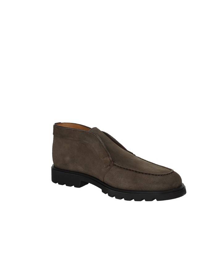 Rossano Bisconti 696-03 Polacchino uomo senza lacci in camoscio Taupe Rossano Bisconti 696-03 Polacchino uomo senza lacci in camoscio Taupe