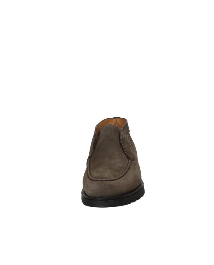 Rossano Bisconti 696-03 Polacchino uomo senza lacci in camoscio Taupe Rossano Bisconti 696-03 Polacchino uomo senza lacci in camoscio Taupe