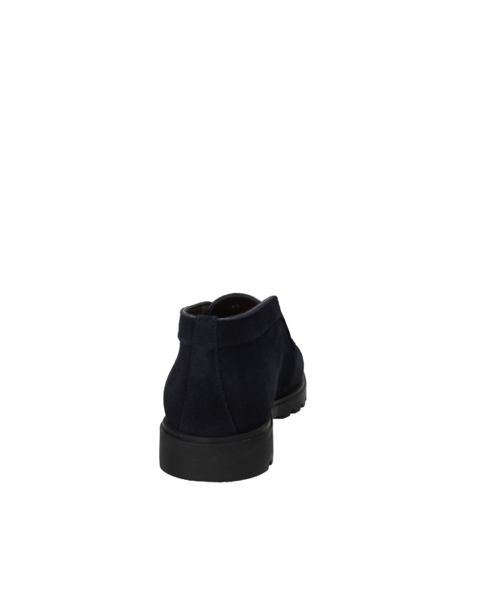 Rossano Bisconti 696-03 Polacchino uomo senza lacci in camoscio Blu Rossano Bisconti 696-03 Polacchino uomo senza lacci in camoscio Blu