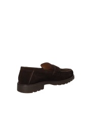 Rossano Bisconti 696-01 Mocassino da uomo suola carrarmato in camoscio Testa Moro