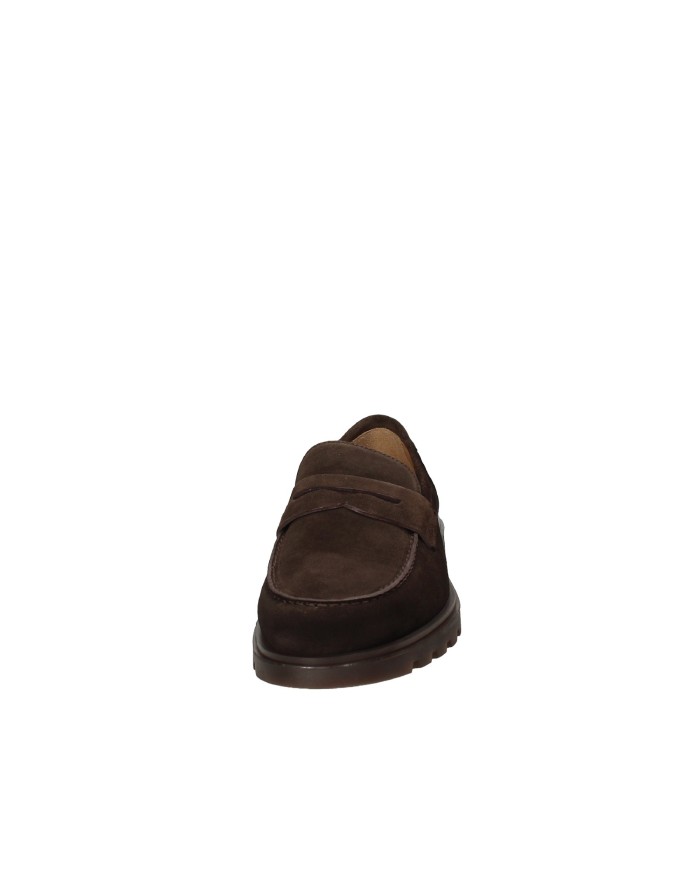 Rossano Bisconti 696-01 Mocassino da uomo suola carrarmato in camoscio Testa Moro Rossano Bisconti 696-01 Mocassino da uomo suola carrarmato in camoscio Testa Moro