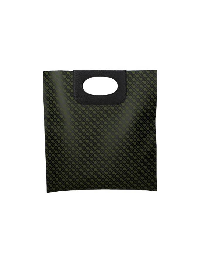 Gherardini gh0163 Shopper bag piatta in tessuto softy Verde Gherardini gh0163 Shopper bag piatta in tessuto softy Verde