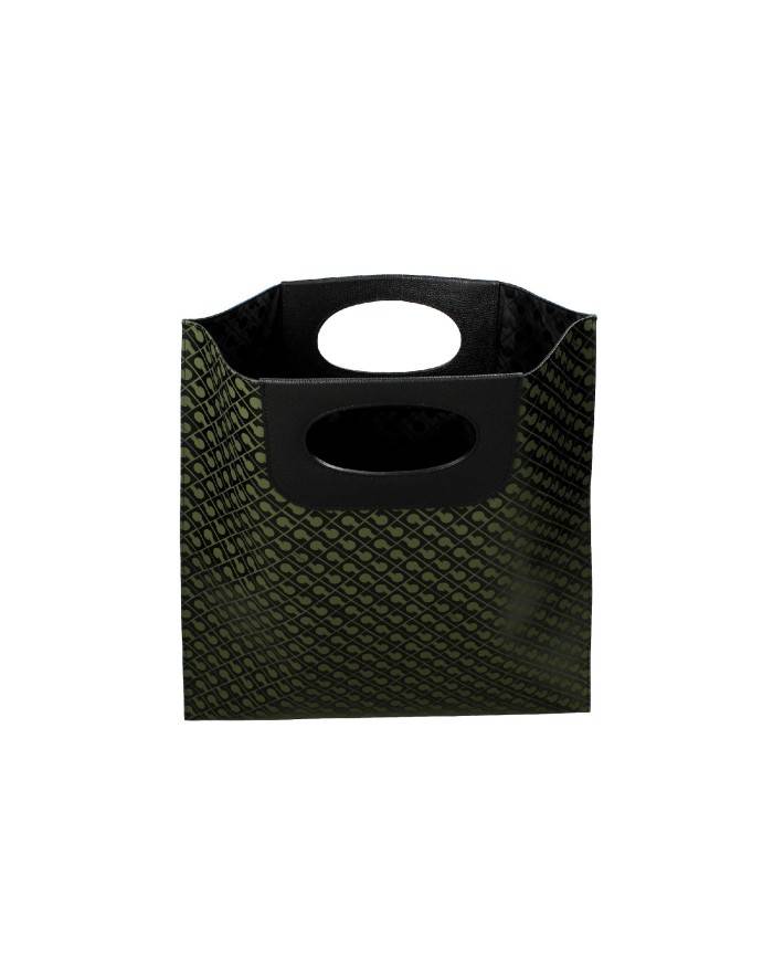 Gherardini gh0163 Shopper bag piatta in tessuto softy Verde Gherardini gh0163 Shopper bag piatta in tessuto softy Verde