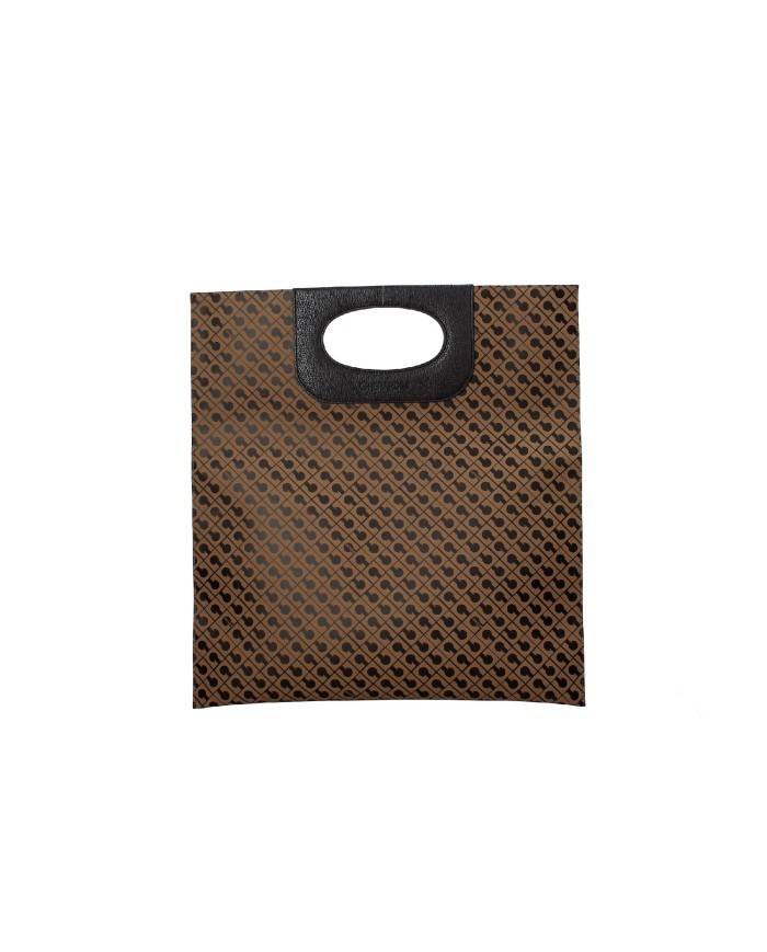 Gherardini gh0163 Shopper bag piatta in tessuto softy Testa Moro Gherardini gh0163 Shopper bag piatta in tessuto softy Testa Moro