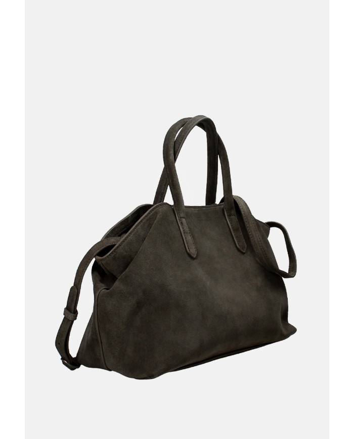 Ash Justine 05 Borsa a mano e a tracolla in camoscio Grigio Ash Justine 05 Borsa a mano e a tracolla in camoscio Grigio