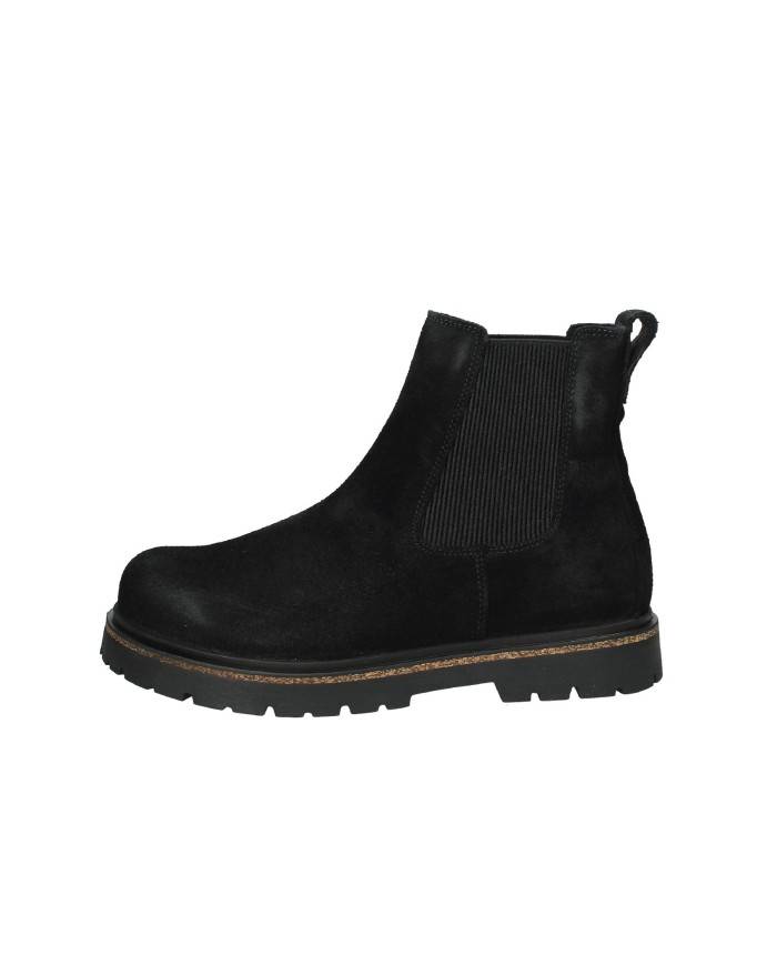 Birkenstock Highwood.1028138 Stivaletto Beatles da uomo con elastici in camoscio Nero Birkenstock Highwood.1028138 Stivaletto Beatles da uomo con elastici in camoscio Nero