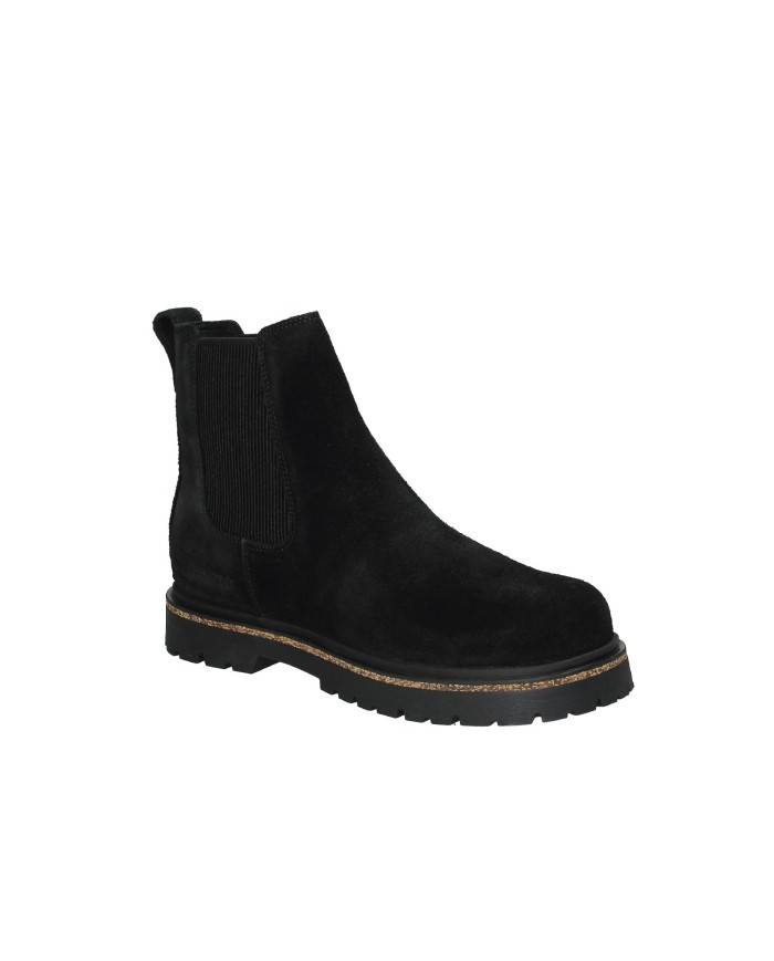 Birkenstock Highwood.1028138 Stivaletto Beatles da uomo con elastici in camoscio Nero Birkenstock Highwood.1028138 Stivaletto Beatles da uomo con elastici in camoscio Nero