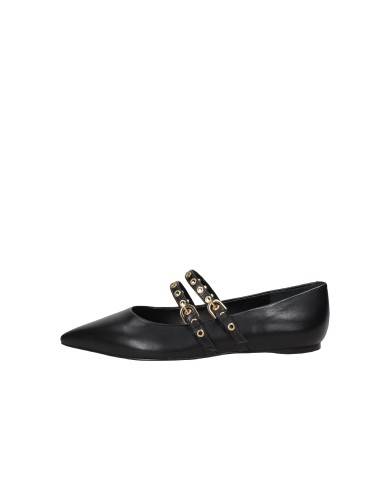 Carrano 507084 Ballerina con due cinturini borchiati in pelle Nero Carrano 507084 Ballerina con due cinturini borchiati in pelle Nero