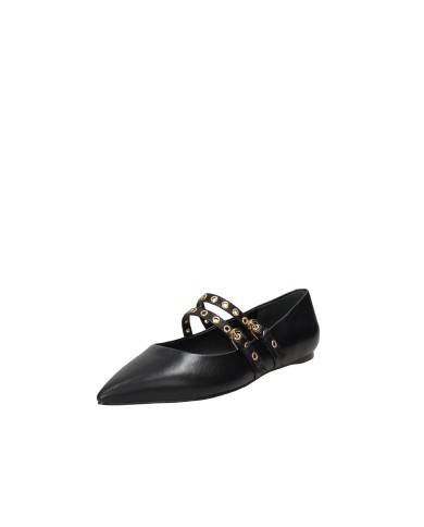 Carrano 507084 Ballerina con due cinturini borchiati in pelle Nero Carrano 507084 Ballerina con due cinturini borchiati in pelle Nero