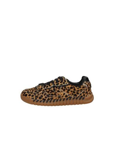 Colors of California tahoe09 Sneaker allacciata da donna in cavallino stampato Leopardo Colors of California tahoe09 Sneaker allacciata da donna in cavallino stampato Leopardo
