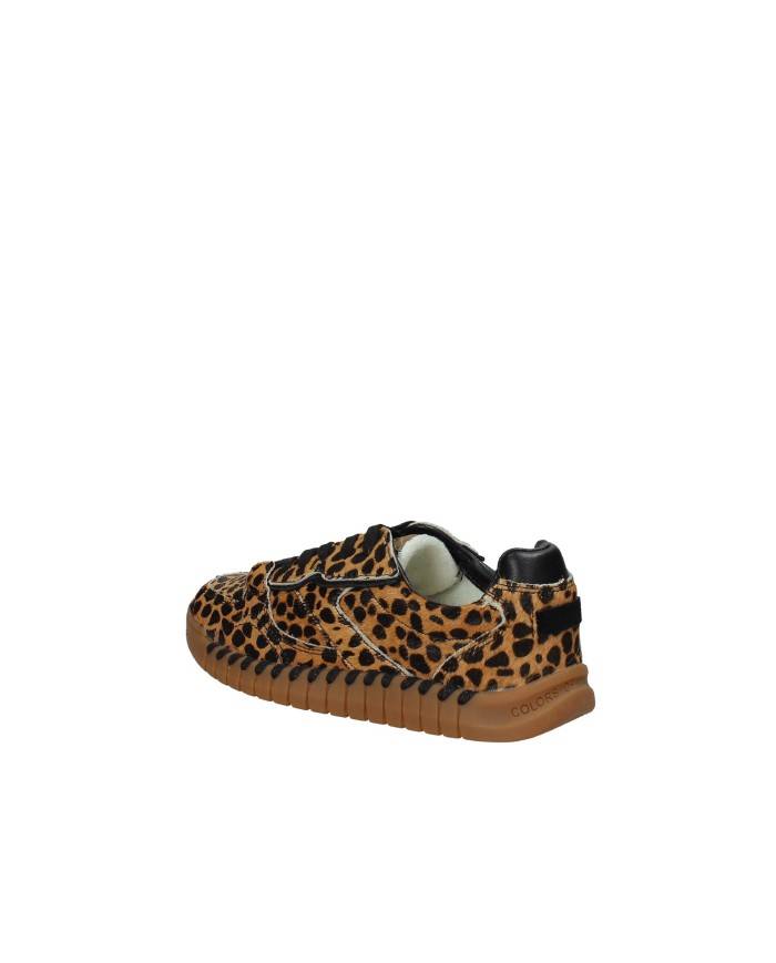Colors of California tahoe09 Sneaker allacciata da donna in cavallino stampato Leopardo Colors of California tahoe09 Sneaker allacciata da donna in cavallino stampato Leopardo