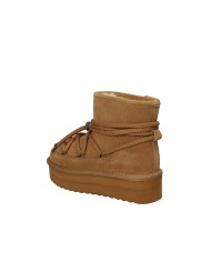 Colors of California YWPLA12 Stivaletto donna Moonboot in camoscio Tan