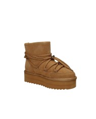Colors of California YWPLA12 Stivaletto donna Moonboot in camoscio Tan