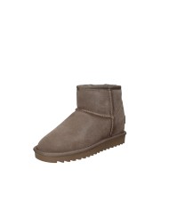 Colors of California ywed51 Stivaletto con zeppa interna in camoscio Taupe