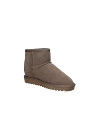 Colors of California ywed51 Stivaletto con zeppa interna in camoscio Taupe