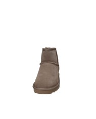 Colors of California ywed51 Stivaletto con zeppa interna in camoscio Taupe
