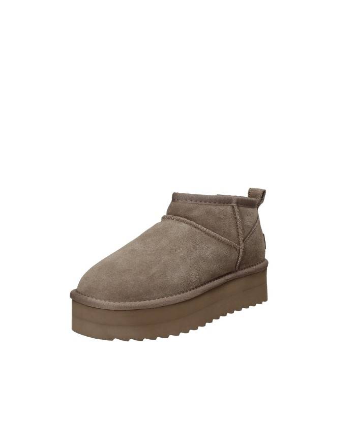 Colors of California ywpla01 Stivaletto platform da donna in camoscio Taupe Colors of California ywpla01 Stivaletto platform da donna in camoscio Taupe