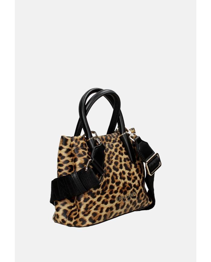 Ermanno Scervino 12402025 Borsa a mano e tracolla in ecopelle Leopardo