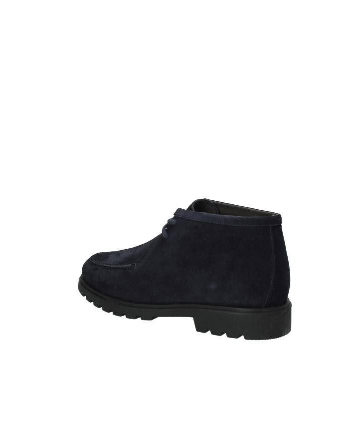 Rossano Bisconti 696-02 Polacchino da uomo allacciato in camoscio Blu Rossano Bisconti 696-02 Polacchino da uomo allacciato in camoscio Blu