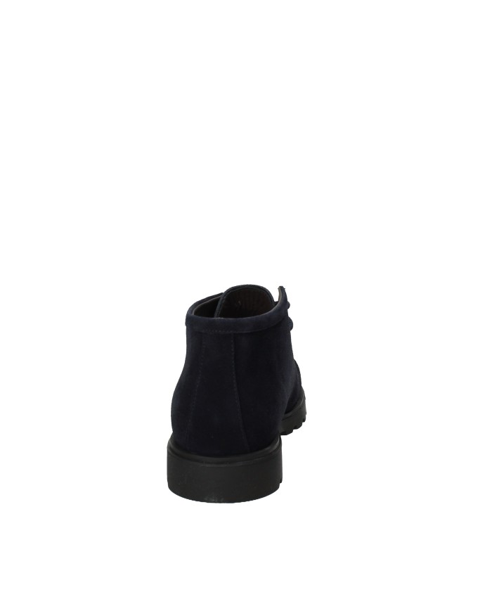 Rossano Bisconti 696-02 Polacchino da uomo allacciato in camoscio Blu Rossano Bisconti 696-02 Polacchino da uomo allacciato in camoscio Blu