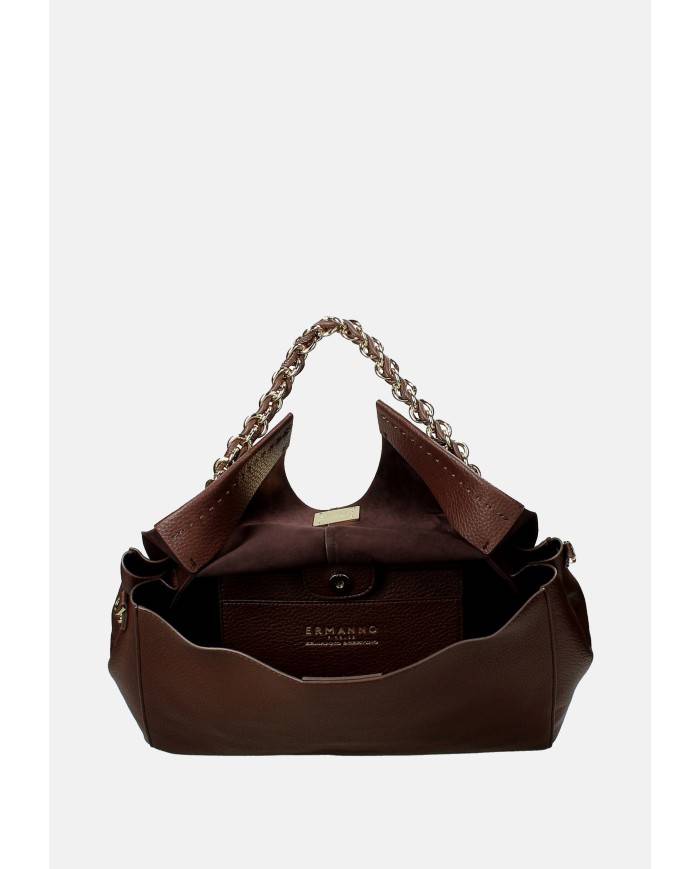 Ermanno Scervino 12402026 Borsa a mano e a tracolla in ecopelle Testa Moro Ermanno Scervino 12402026 Borsa a mano e a tracolla in ecopelle Testa Moro