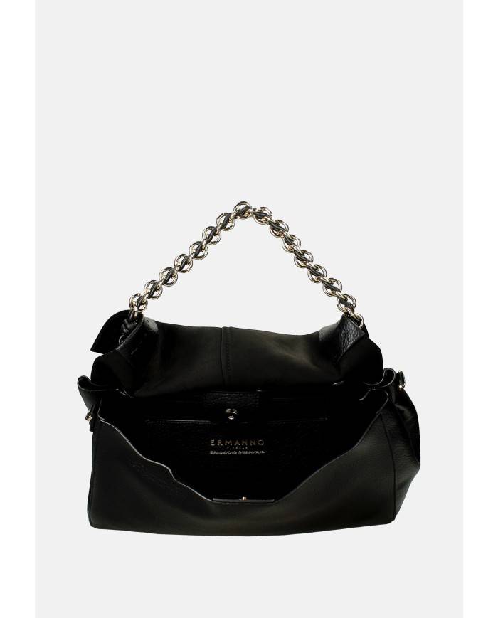 Ermanno Scervino 12402026 Borsa a mano e a tracolla in ecopelle Nero Ermanno Scervino 12402026 Borsa a mano e a tracolla in ecopelle Nero