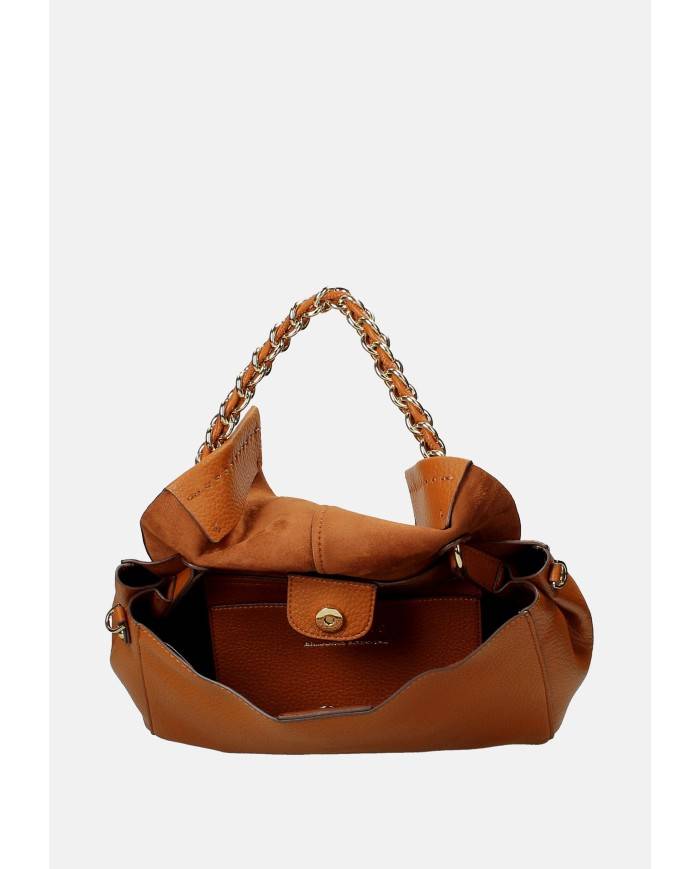 Ermanno Scervino 12402027 Borsa a mano e a tracolla in ecopelle Tan Ermanno Scervino 12402027 Borsa a mano e a tracolla in ecopelle Tan