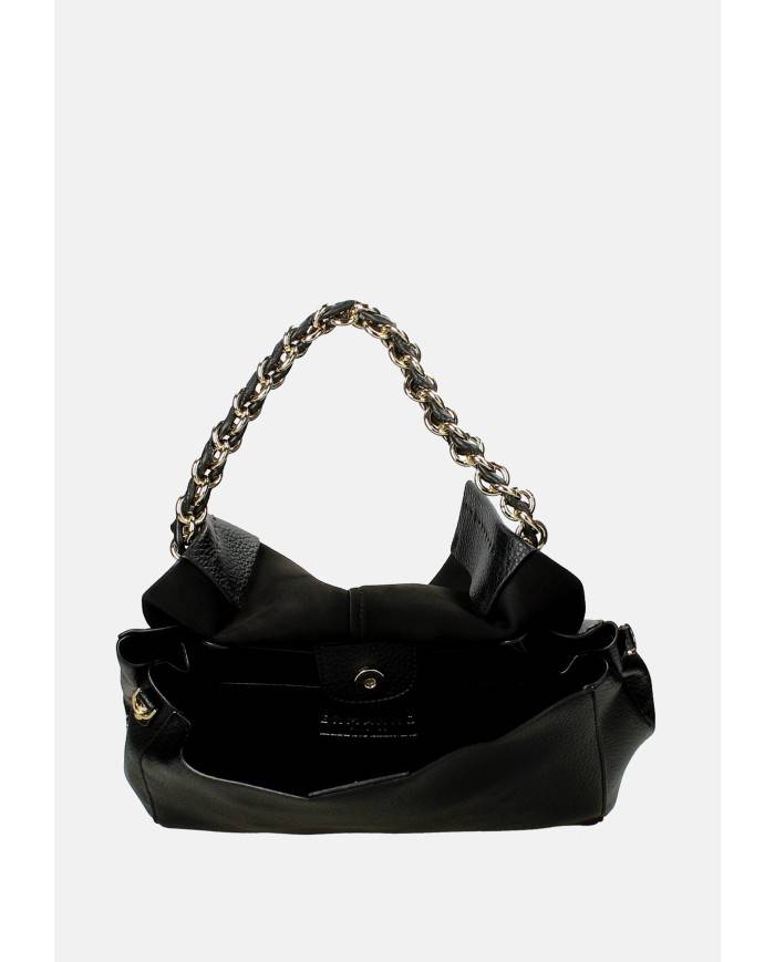 Ermanno Scervino 12402027 Borsa a mano e a tracolla in ecopelle Nero Ermanno Scervino 12402027 Borsa a mano e a tracolla in ecopelle Nero