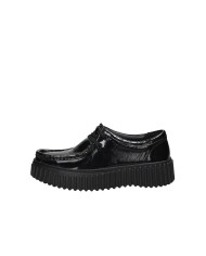 Clarks Torhill Bee.26179111 Derby Ingegnere donna in vernice Nero