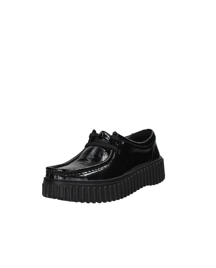 Clarks Torhill Bee.26179111 Derby Ingegnere donna in vernice Nero Clarks Torhill Bee.26179111 Derby Ingegnere donna in vernice Nero