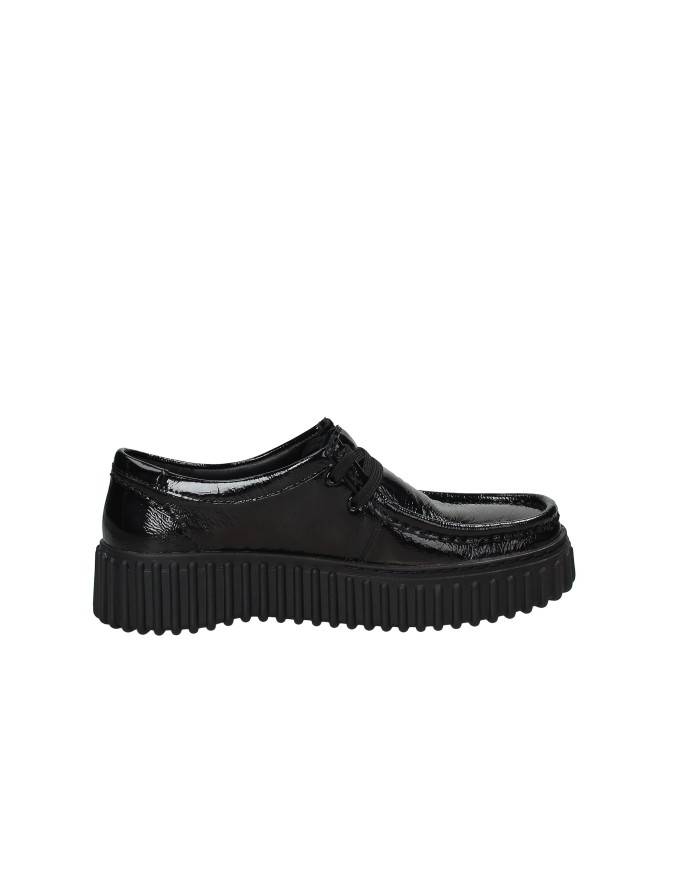 Clarks Torhill Bee.26179111 Derby Ingegnere donna in vernice Nero Clarks Torhill Bee.26179111 Derby Ingegnere donna in vernice Nero