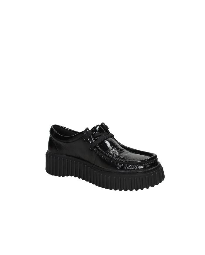 Clarks Torhill Bee.26179111 Derby Ingegnere donna in vernice Nero Clarks Torhill Bee.26179111 Derby Ingegnere donna in vernice Nero
